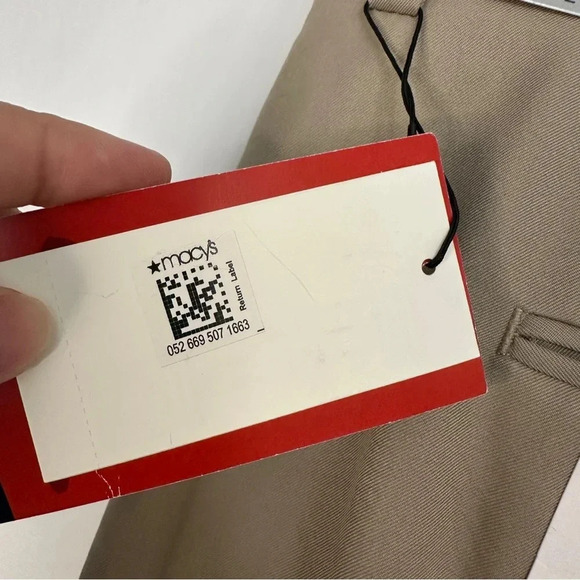 NWT Perry Ellis Portfolio Mens Pants 38x32 Khaki Folio Flex Comfort Waistband - Picture 11 of 14